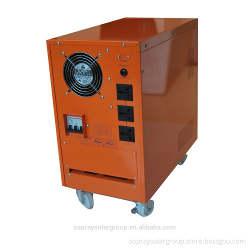 4000w hybrid solar inverter with LCD display and auto sensing function